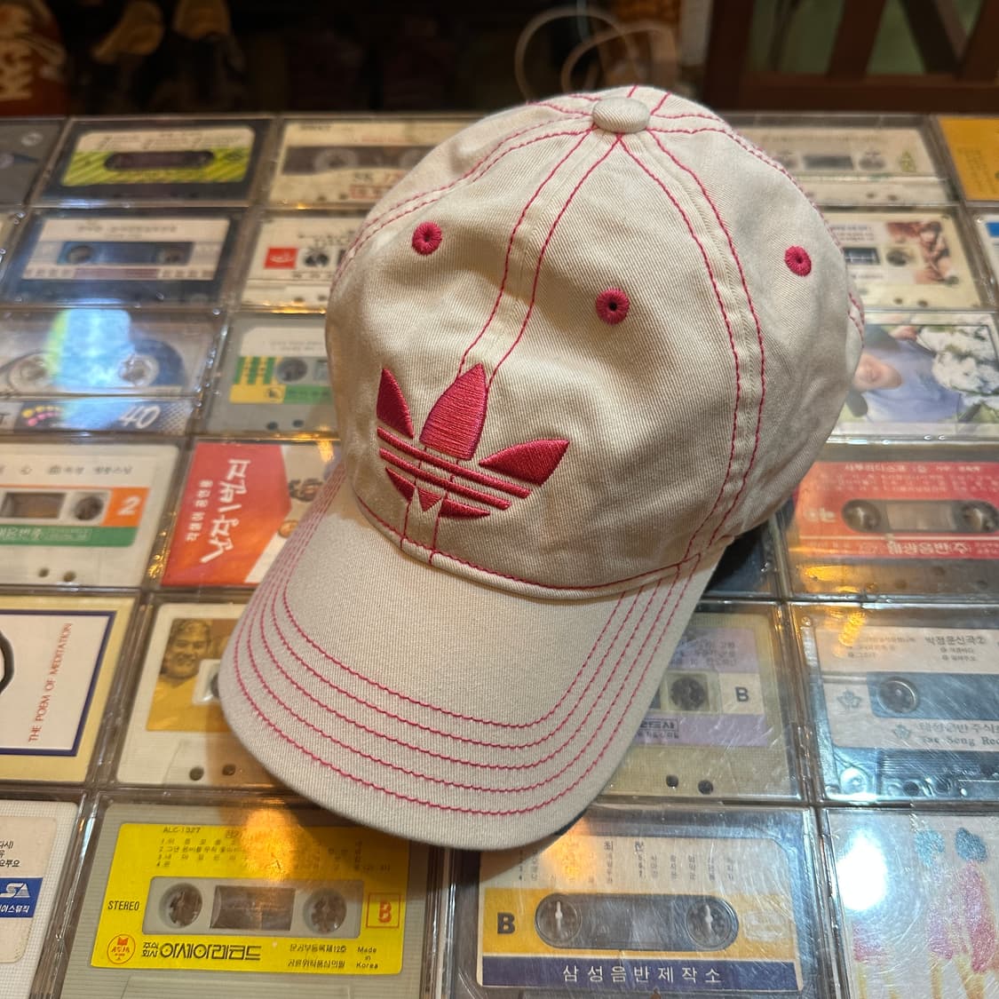 아디다스 핑크 파이어버드 볼캡  상품이미지1