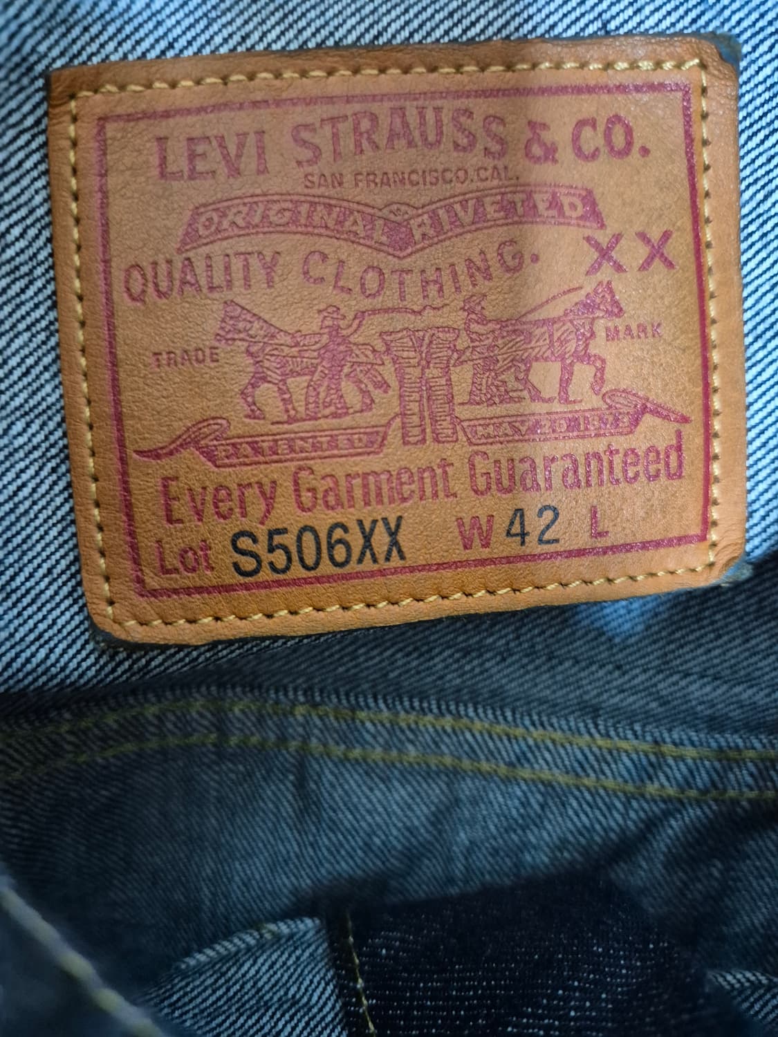 [42] LVC S506XX 대전판 자켓 리지드 상품이미지4