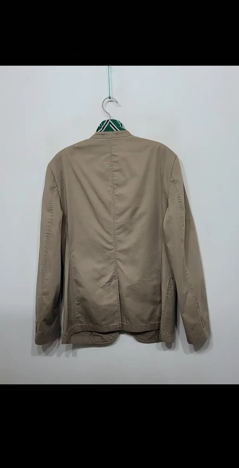 (100) 헤지스 면자켓 베이지 싱글 마이 블레이져 봄자켓 상품이미지5