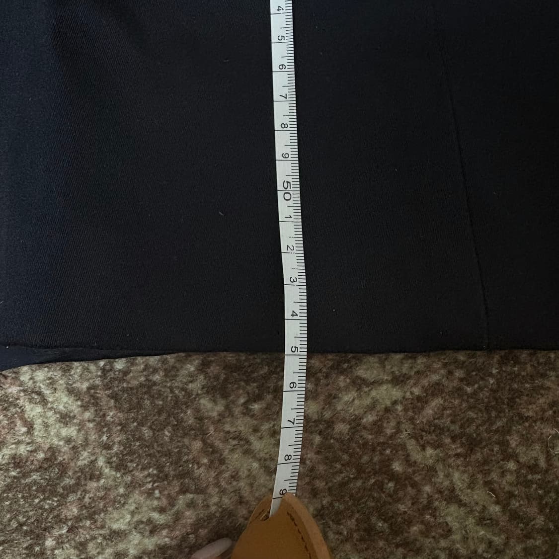 질샌더 블랙 미디 스커트 상품이미지5