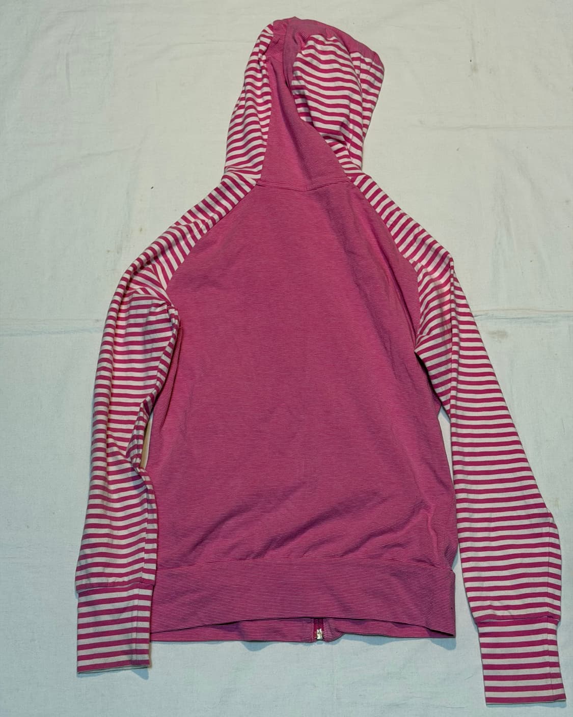00s 아디다스 스트라이프 핑크 리본 후드집업 상품이미지3