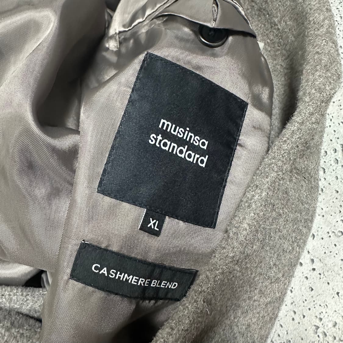 ✨ (바배) 무신사 스탠다드 캐시미어 블렌드 싱글 코트  상품이미지3