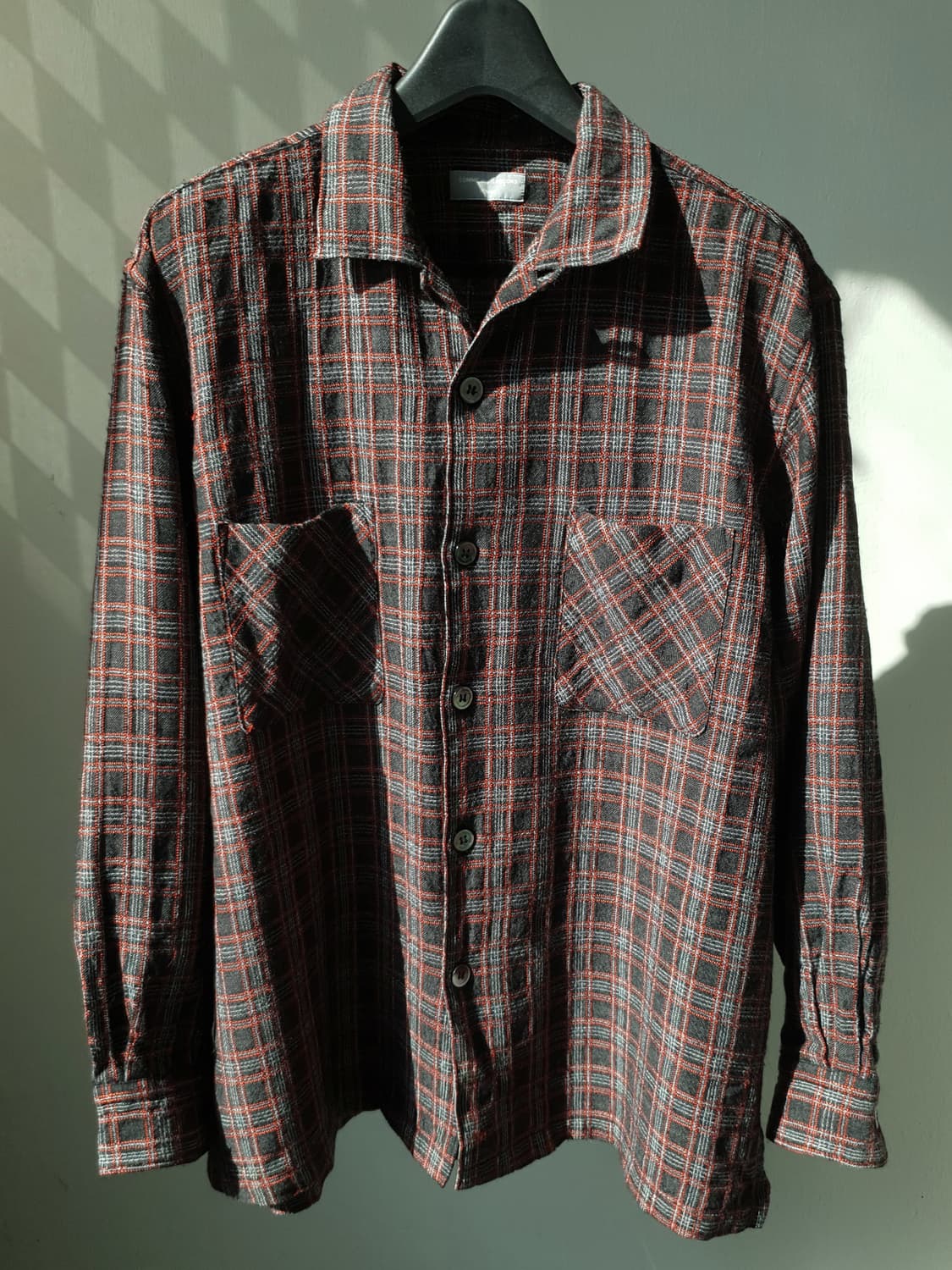 AD1997Comme Des garcons Wool Check shirt 상품이미지6