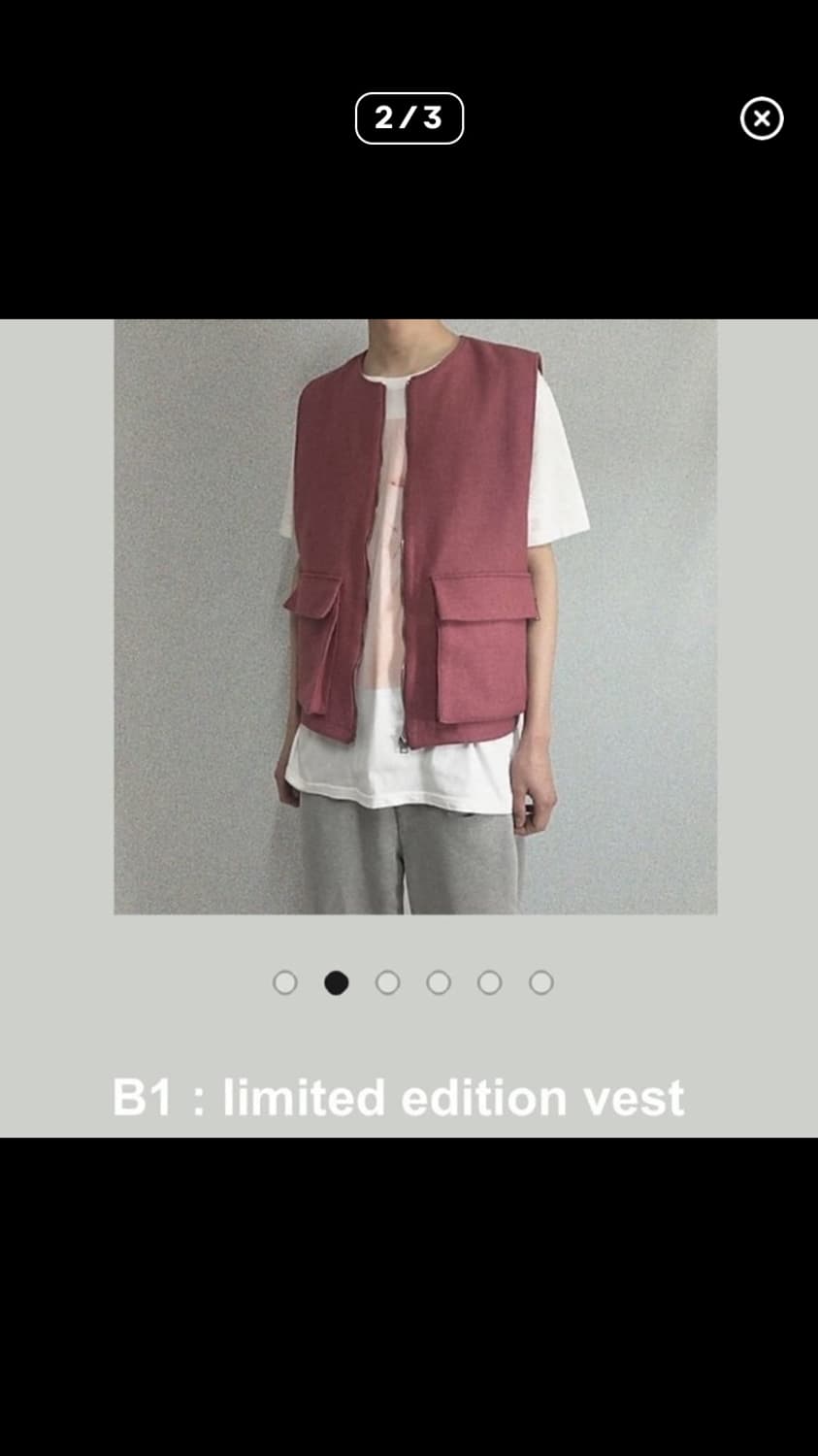 Mudule B1 vest 상품이미지3