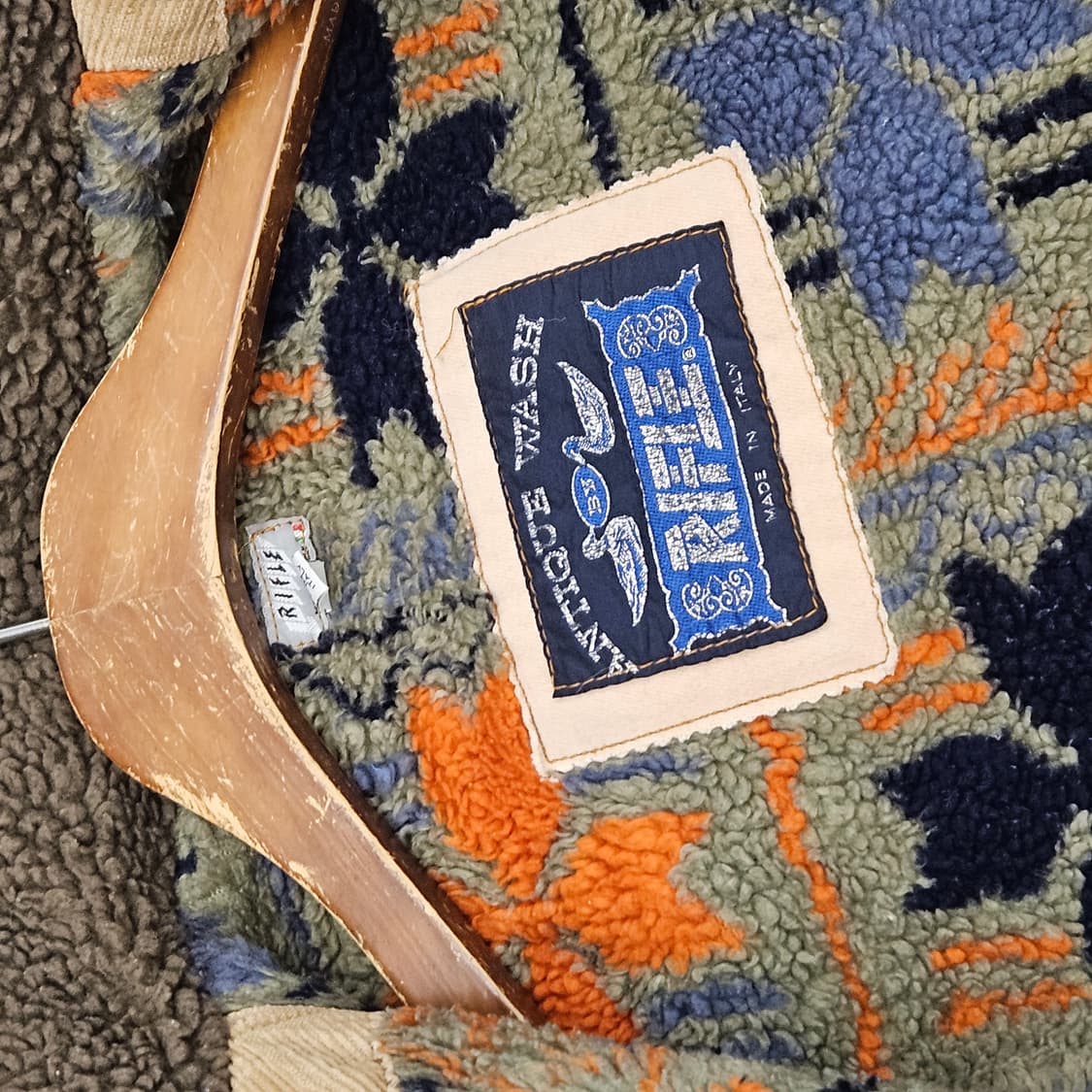 90's RIFLE 트러커자켓 청자켓 후리스 누빔 빈티지 웨스턴 XL 상품이미지5