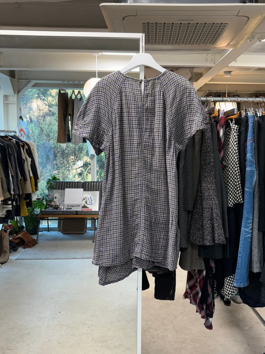 센소유니코 io comme io 체크 원피스 상품이미지2