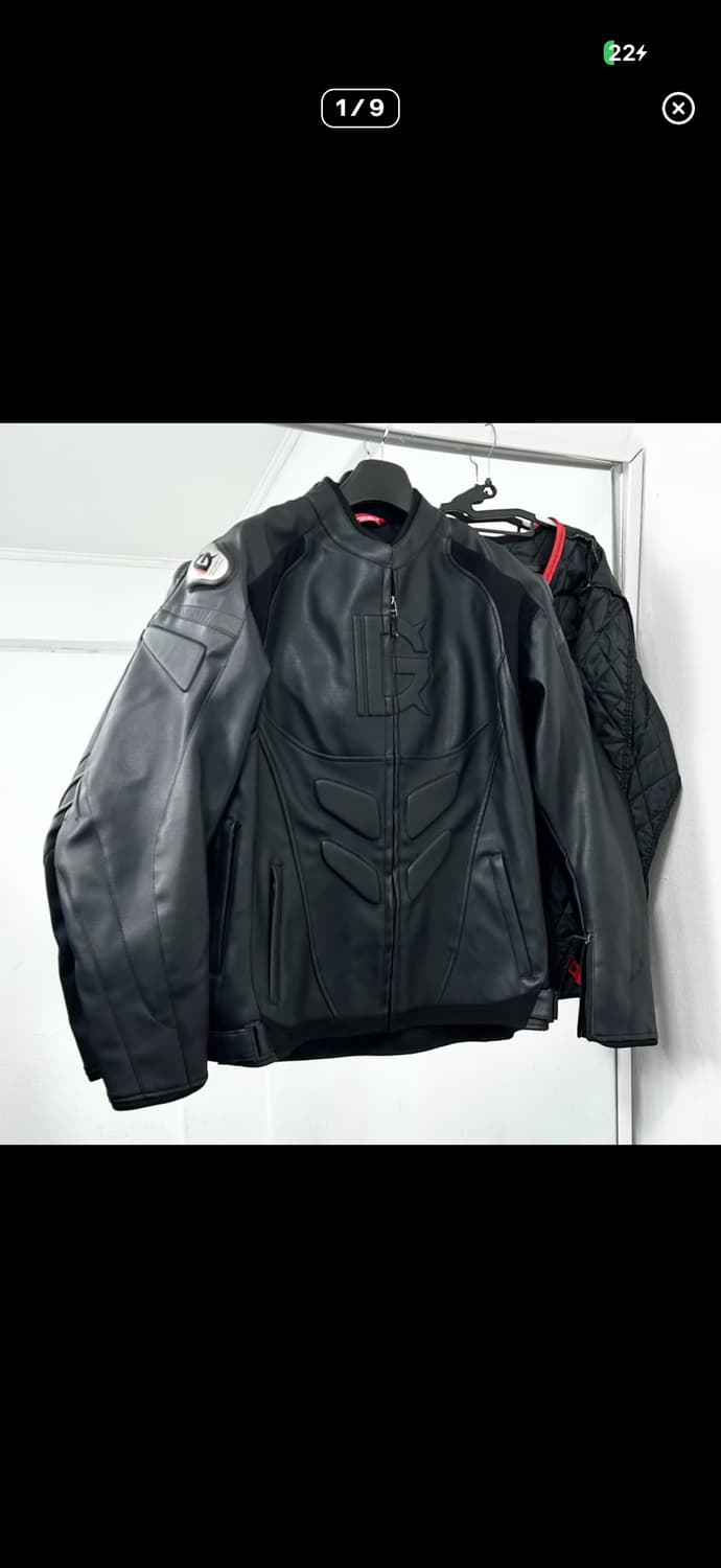 Ghost Racing 레더 레이싱 자켓  상품이미지1