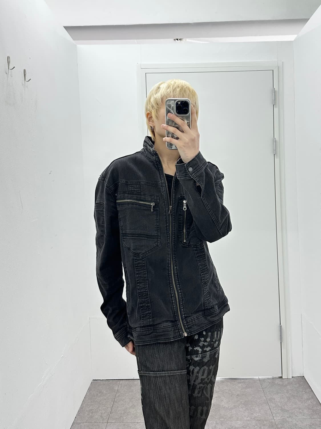 Grancisco utility pocket denim jacket 상품이미지2