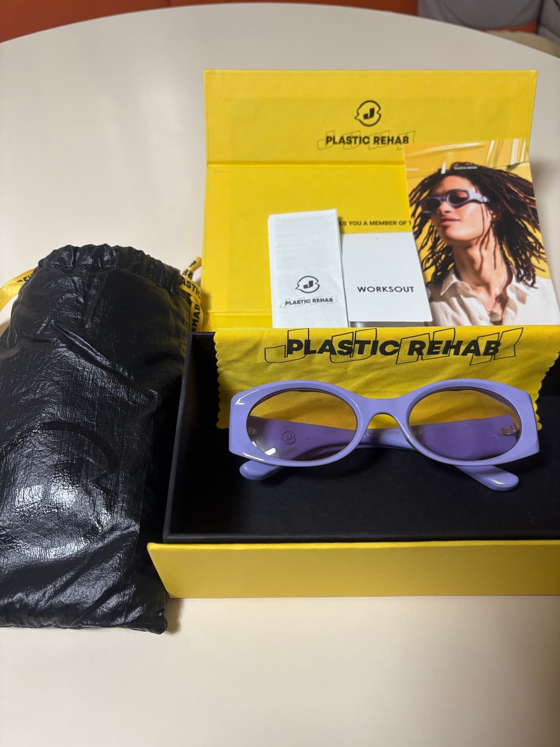 PLASTIC REHAB 라벤더 선글라스 풀세트(가격내림급처) 상품이미지1