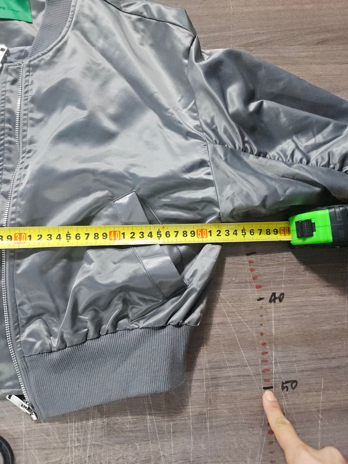 실버 봄버 자켓 M 상품이미지4