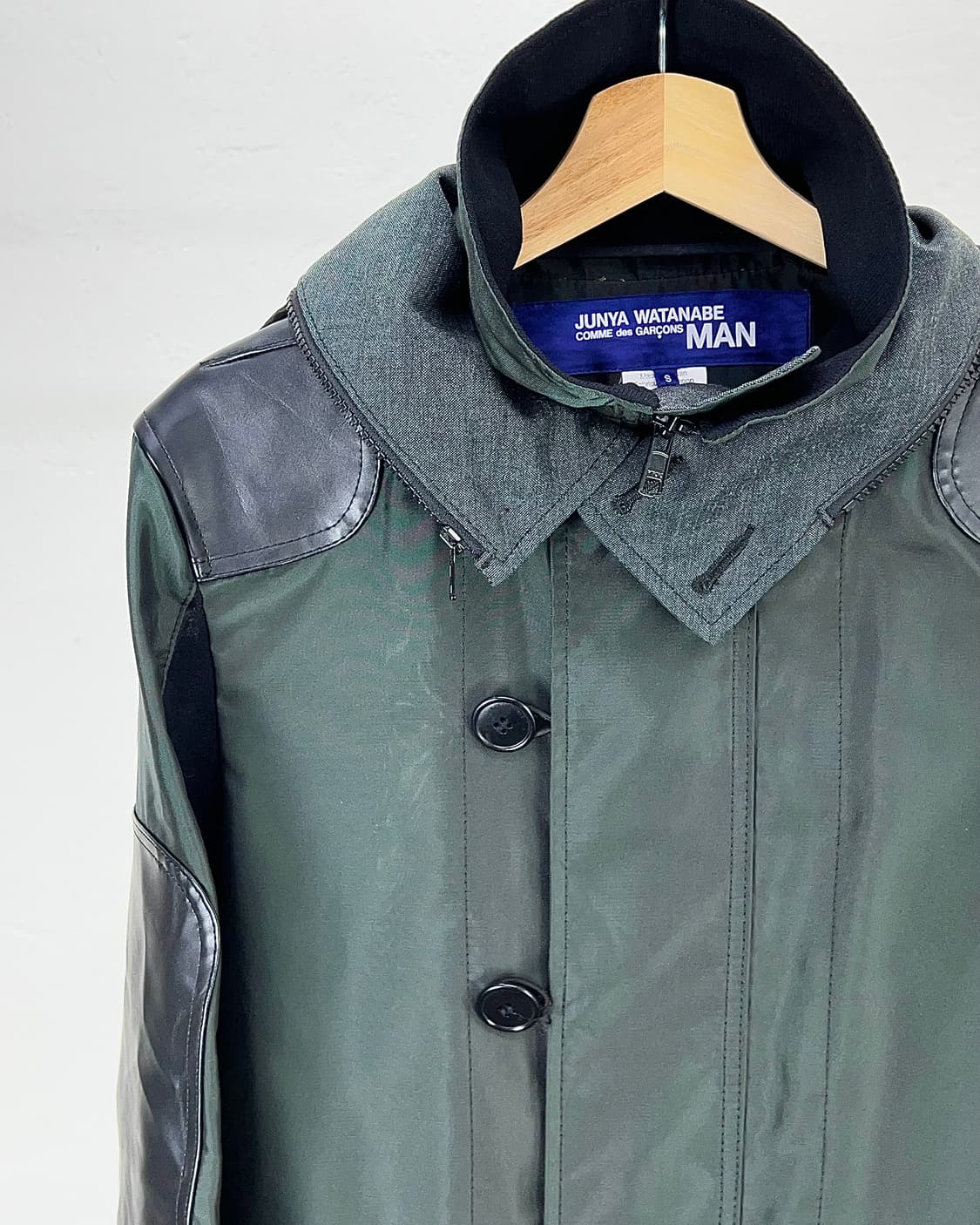 준야 와타나베 패치워크 마운틴 히든 후드 더플 자켓 상품이미지2