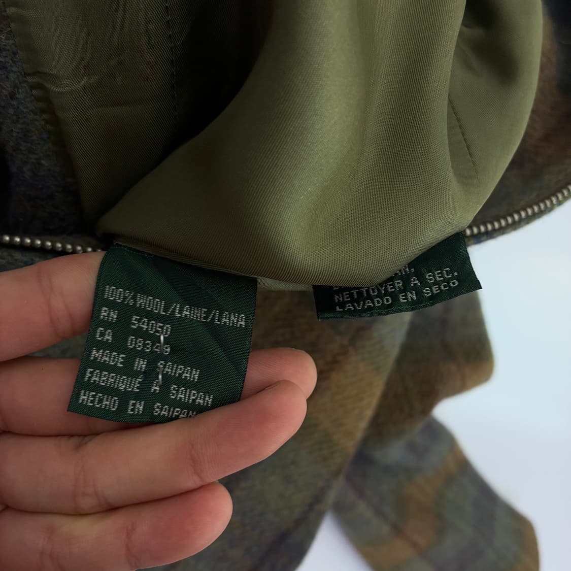 Polo 폴로 랄프로렌 우먼스 울 그런지 자켓 상품이미지5