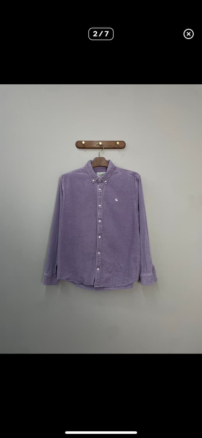 칼하트 WIP 코듀로이 연보라 셔츠 A3579 상품이미지2