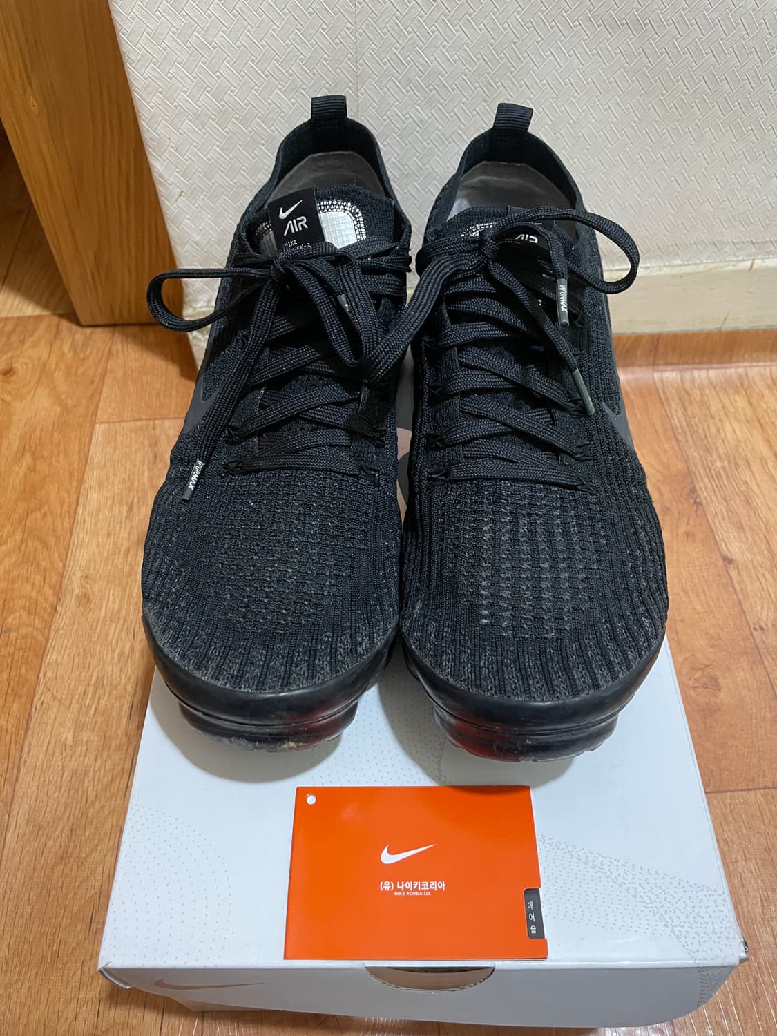 나이키 베이퍼맥스 플라이니트 트리플 블랙 상품이미지2