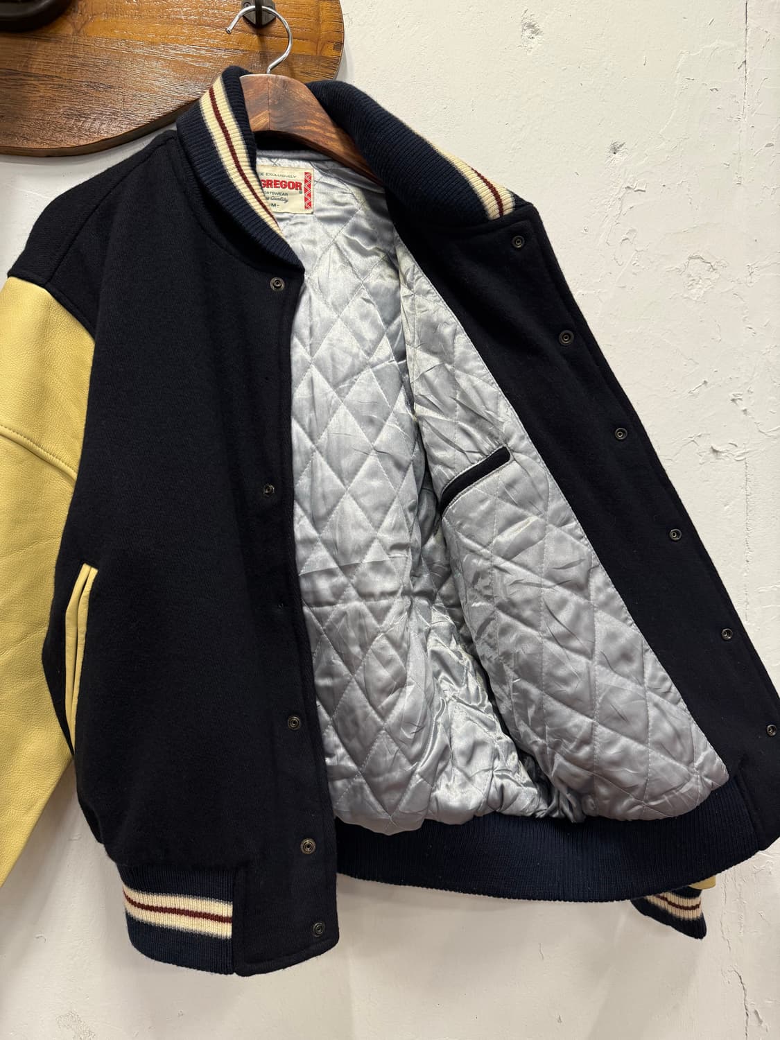 (L) 90s McGregor 맥그리거 Vintage Leather Ar 상품이미지9