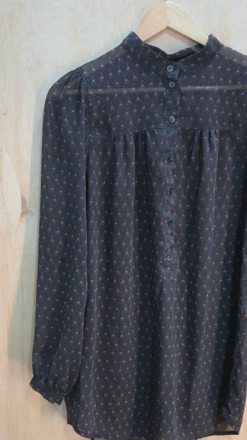 패턴 블라우스  상품이미지3