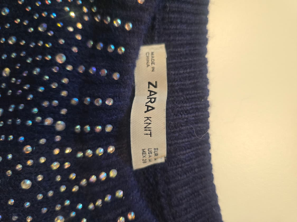 자라 큐빅 니트 스웨터 상품이미지7