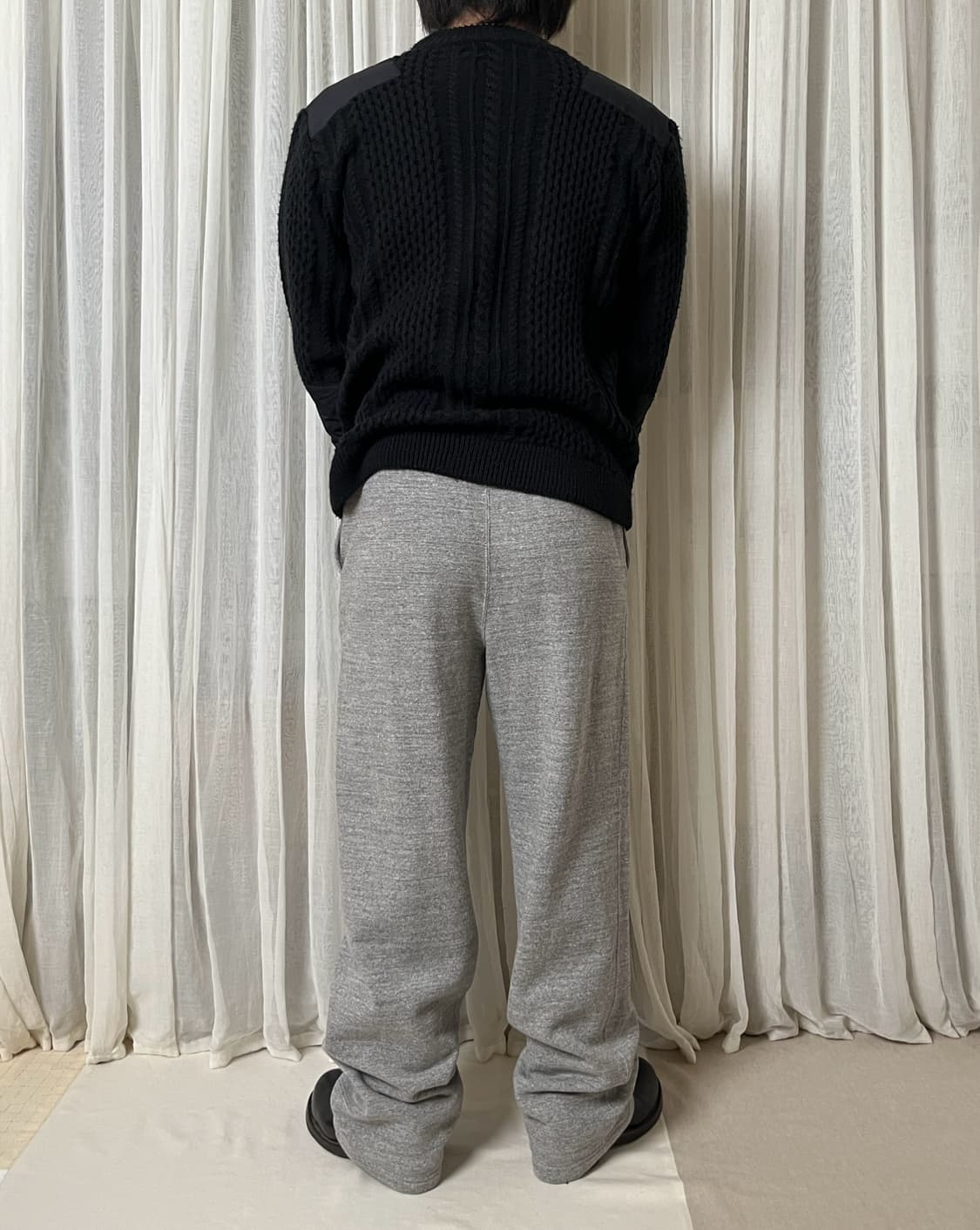 Unused 22aw 와이드 스웻팬츠 언유즈드  상품이미지3