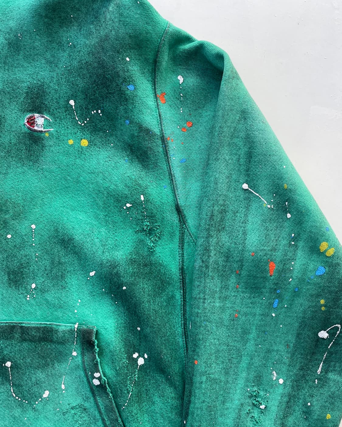 Chamion Reverse weave Destroyed hoodie  상품이미지10