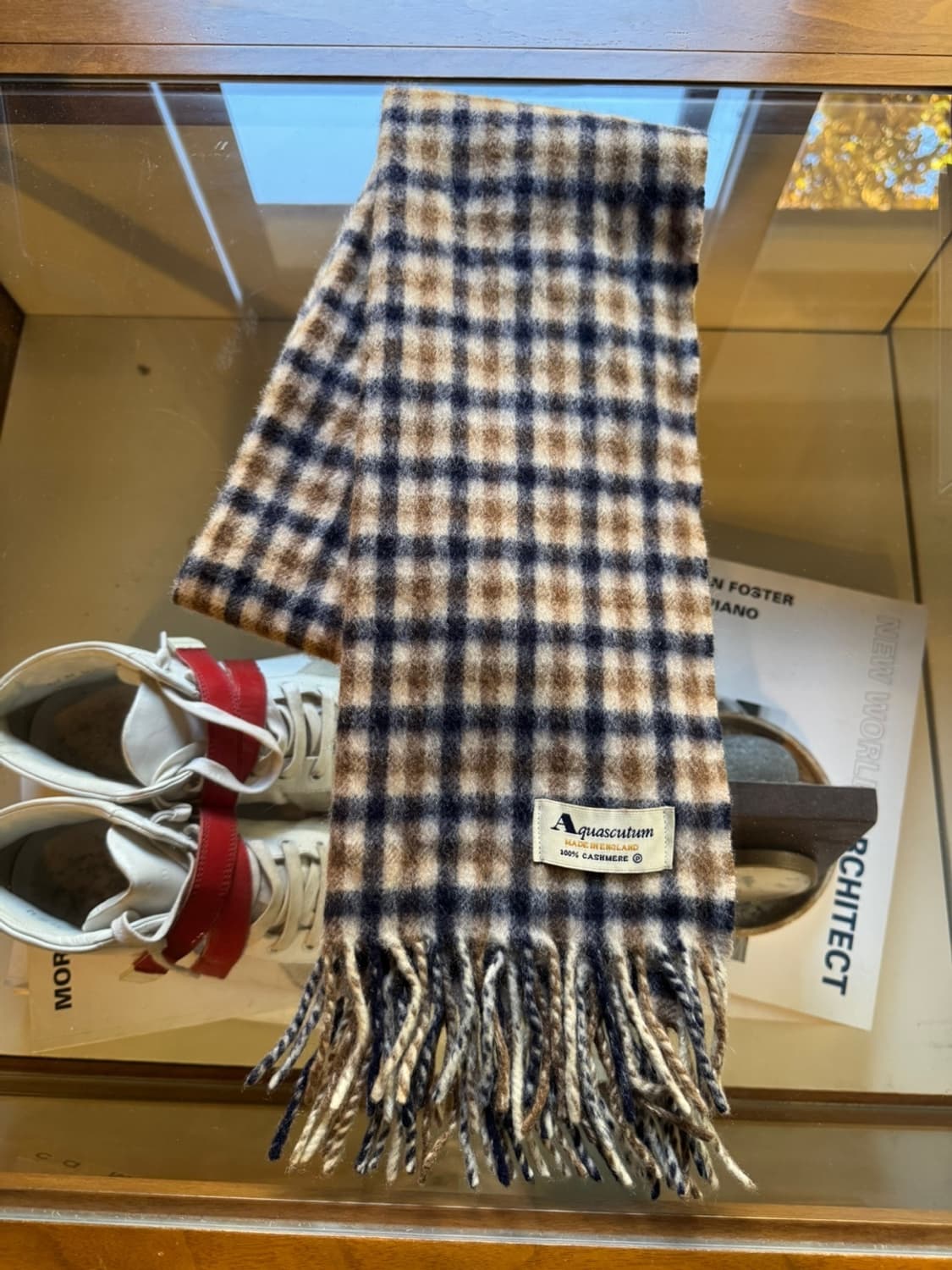 아쿠아스큐텀 캐시미어 머플러  상품이미지5