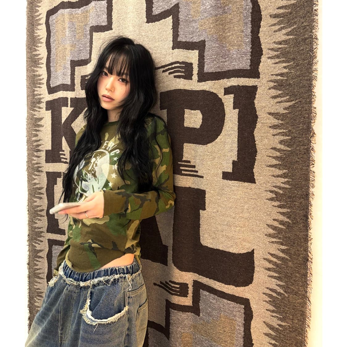 히스테릭글래머 HYSTERIC GLAMOUR Camo T-shirt 상품이미지4