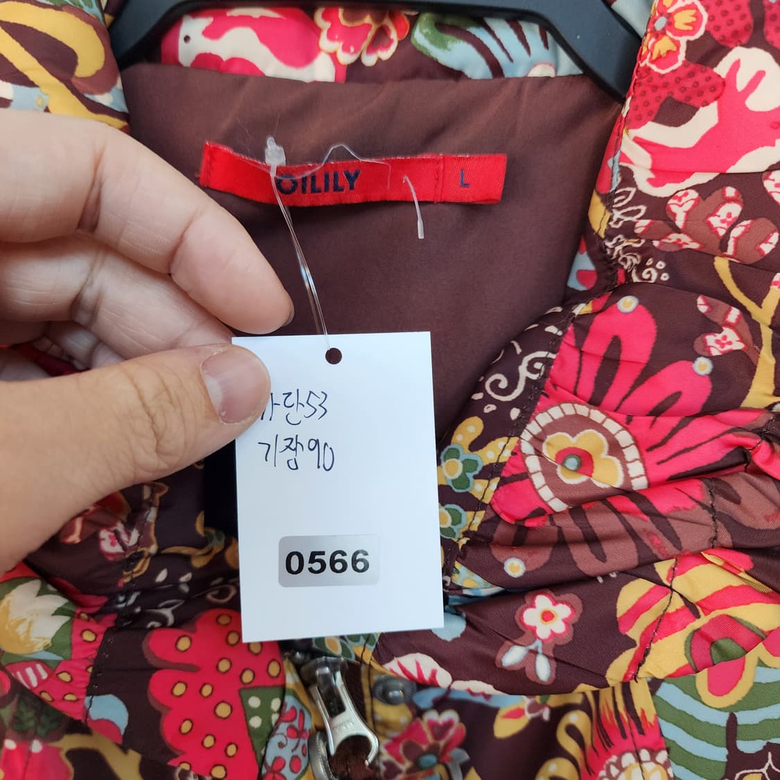 오일릴리 플라워 패턴 바람막이 자켓 상품이미지9