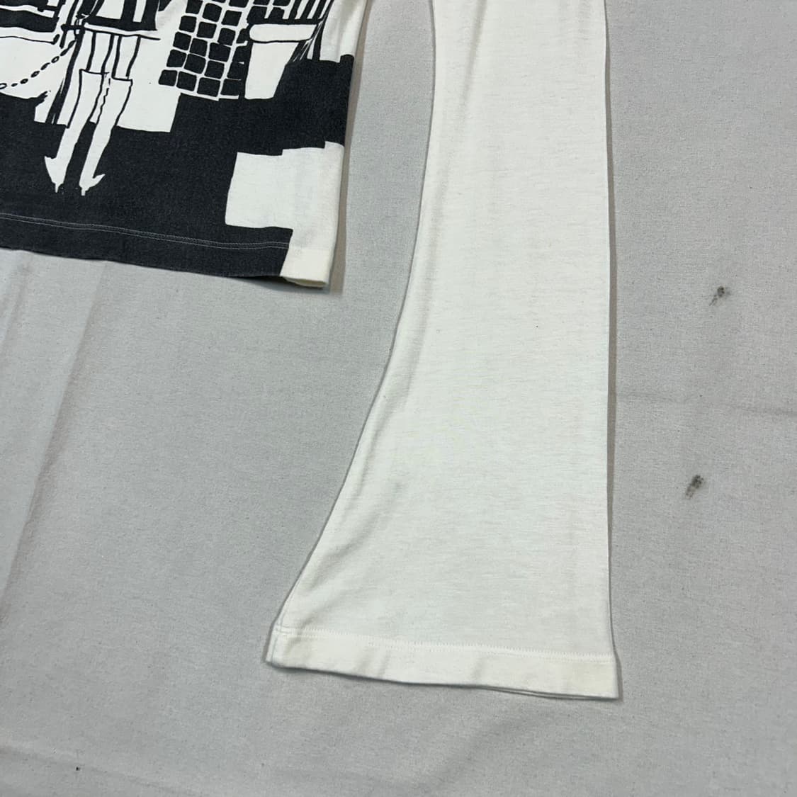 S) 지안프랑코 페레 GFF 아카이브 팝아트 벨 슬리브 티셔츠 상품이미지4