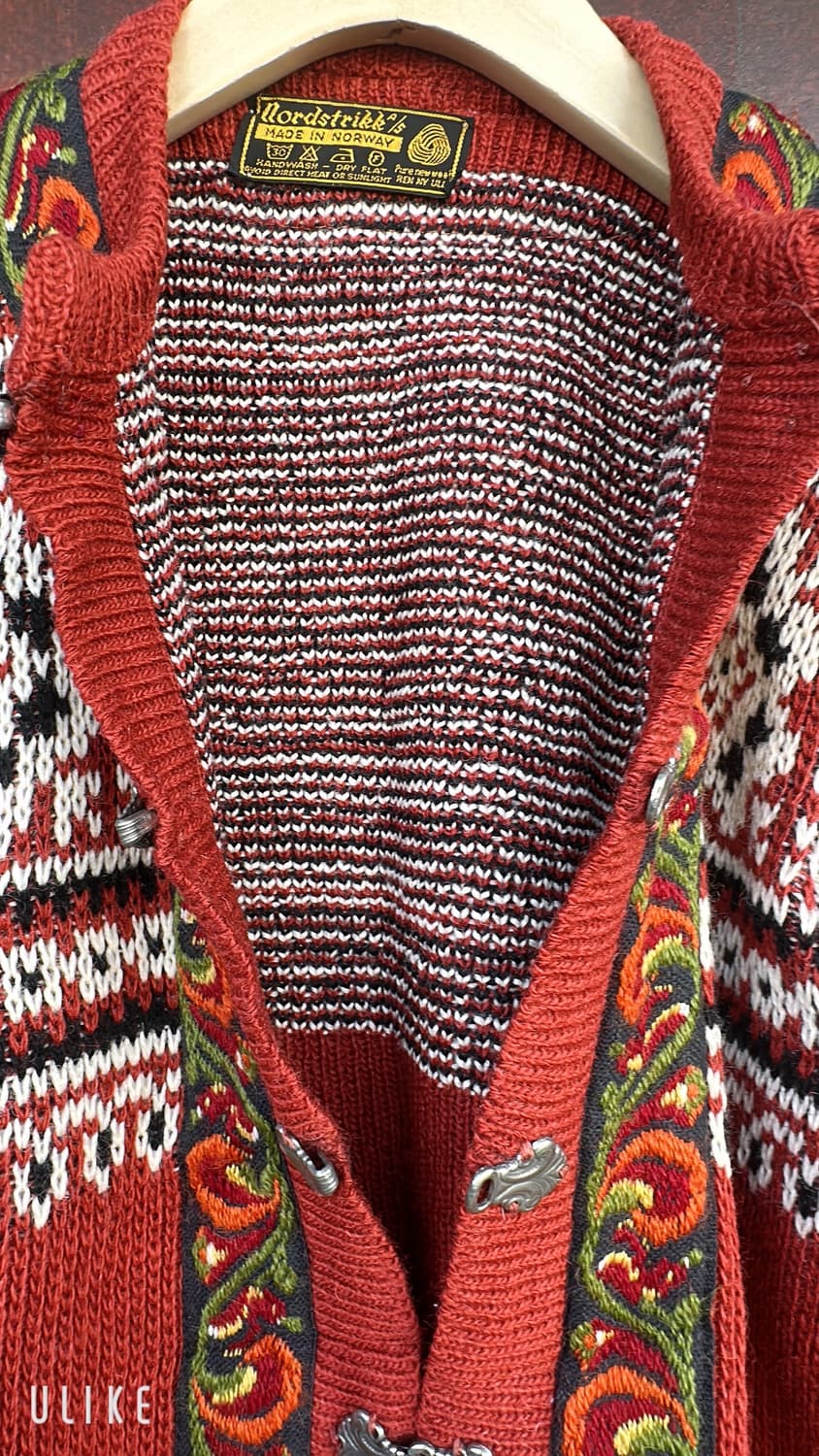 노르웨이 노르딕 퓨어뉴울 가디건 상품이미지7