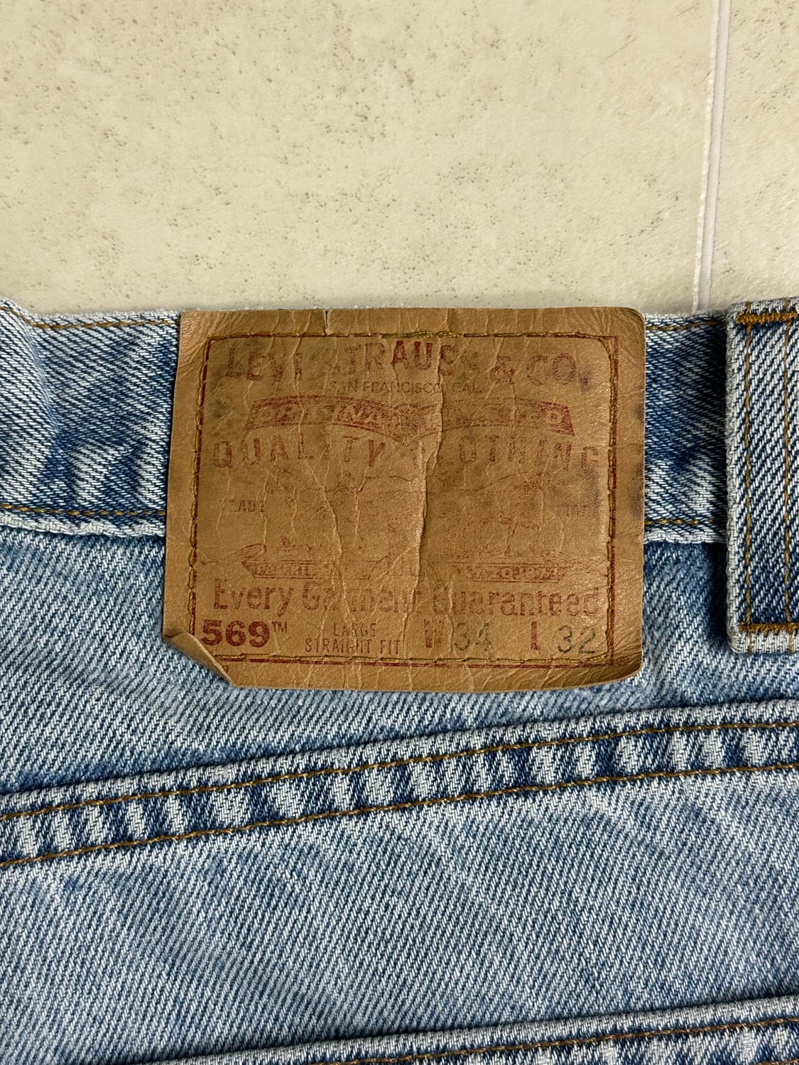 90s levis 569 made in usa 34 연청 상품이미지5