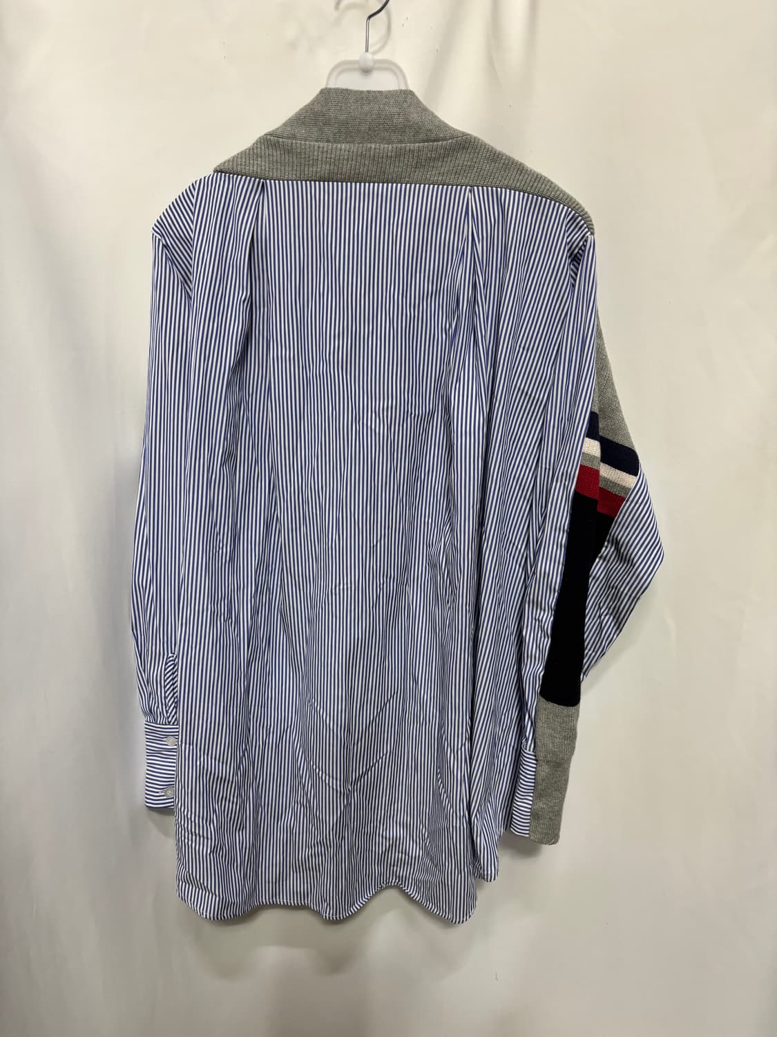 셔츠 레이어드 언발란스 컷 가디건 봄가을 가디건 남여공용 상품이미지4