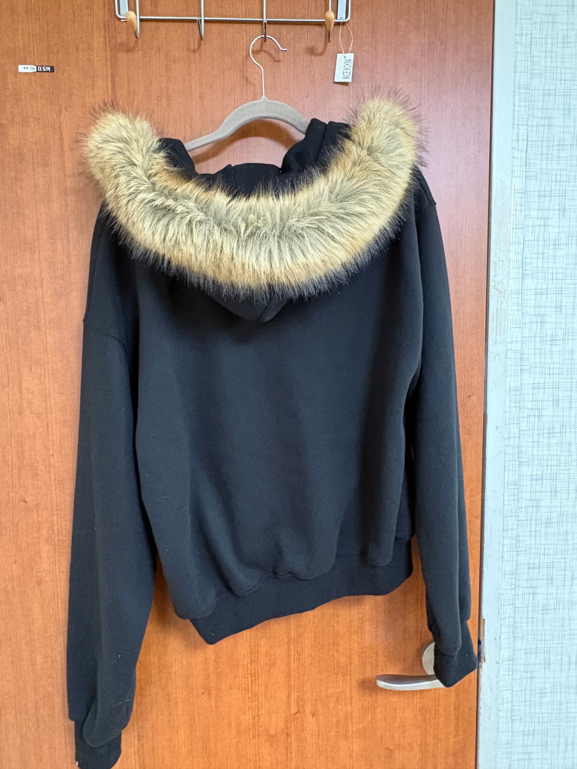 수우드 퍼 크롭 스토퍼 후드집업 free 상품이미지3