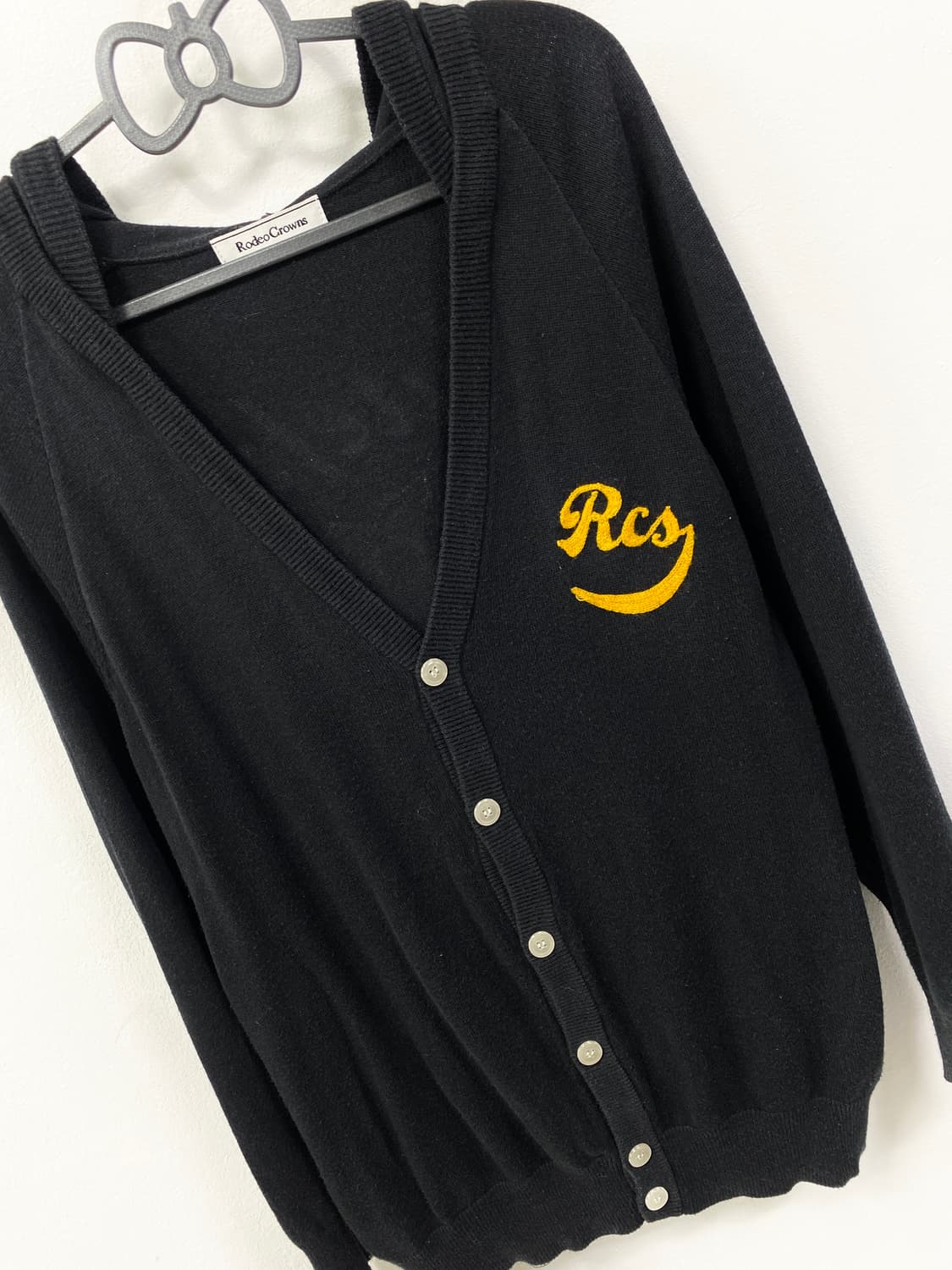 [RODEO CROWNS] 로데오크라운 펑크 해골 후드 니트 가디건 상품이미지6