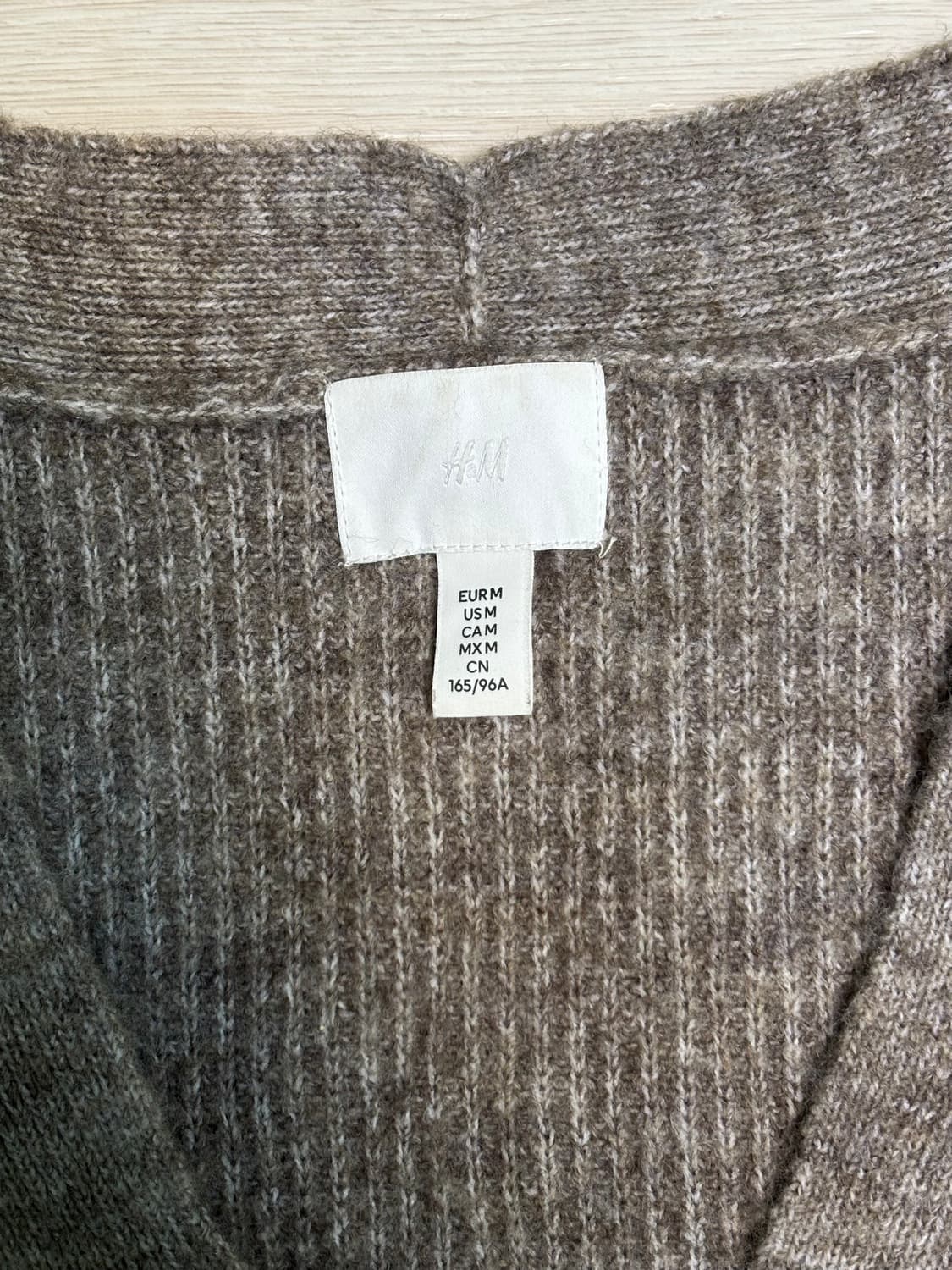 브라운 크롭 가디건 상품이미지3