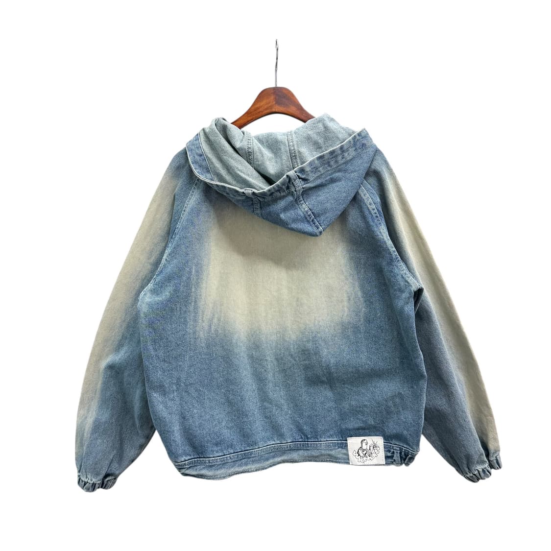 [M] 위캔더스 워싱 데님 후드집업 상품이미지4