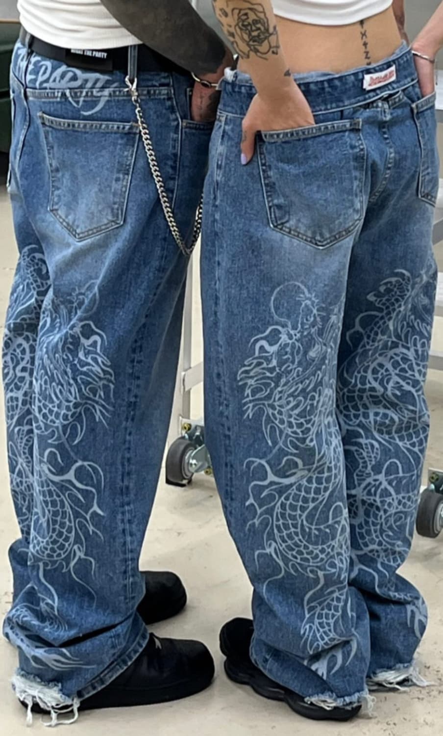 What the party dragon denim 상품이미지2