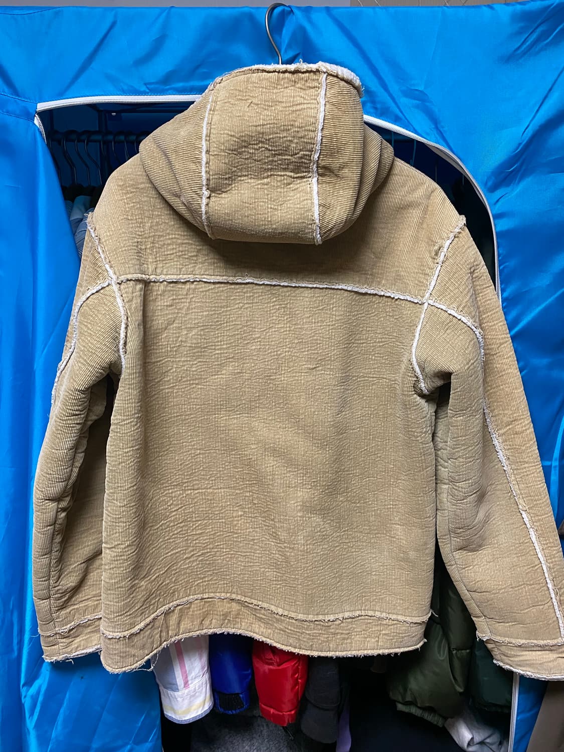 퀵실버 양털 코듀로이 후드집업자켓 M 상품이미지4