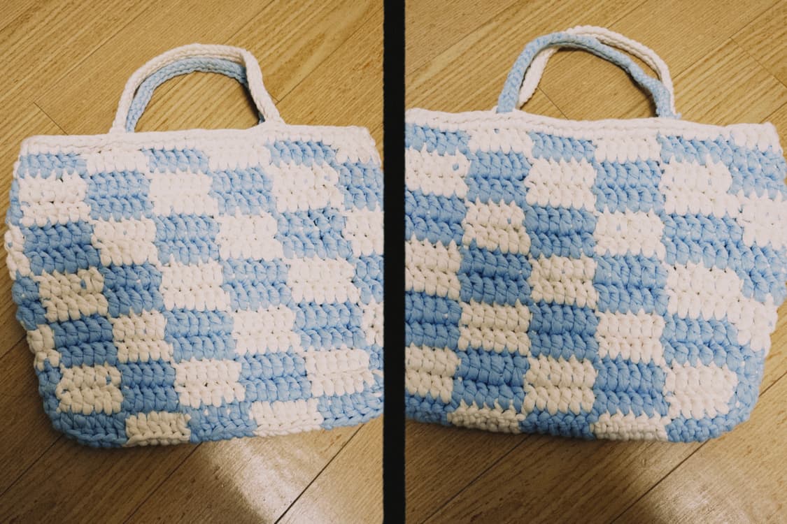 뜨개질 가방 상품이미지1