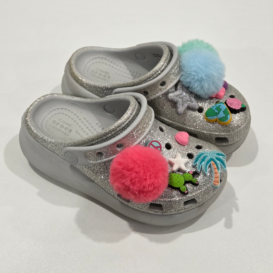 크록스 키즈 글리터 클로그 200mm 상품이미지1