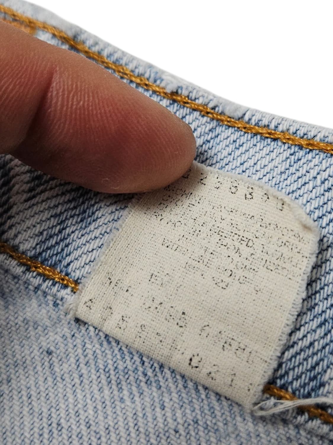 1990s 리바이스 517 오렌지탭 연청 35x32 상품이미지4