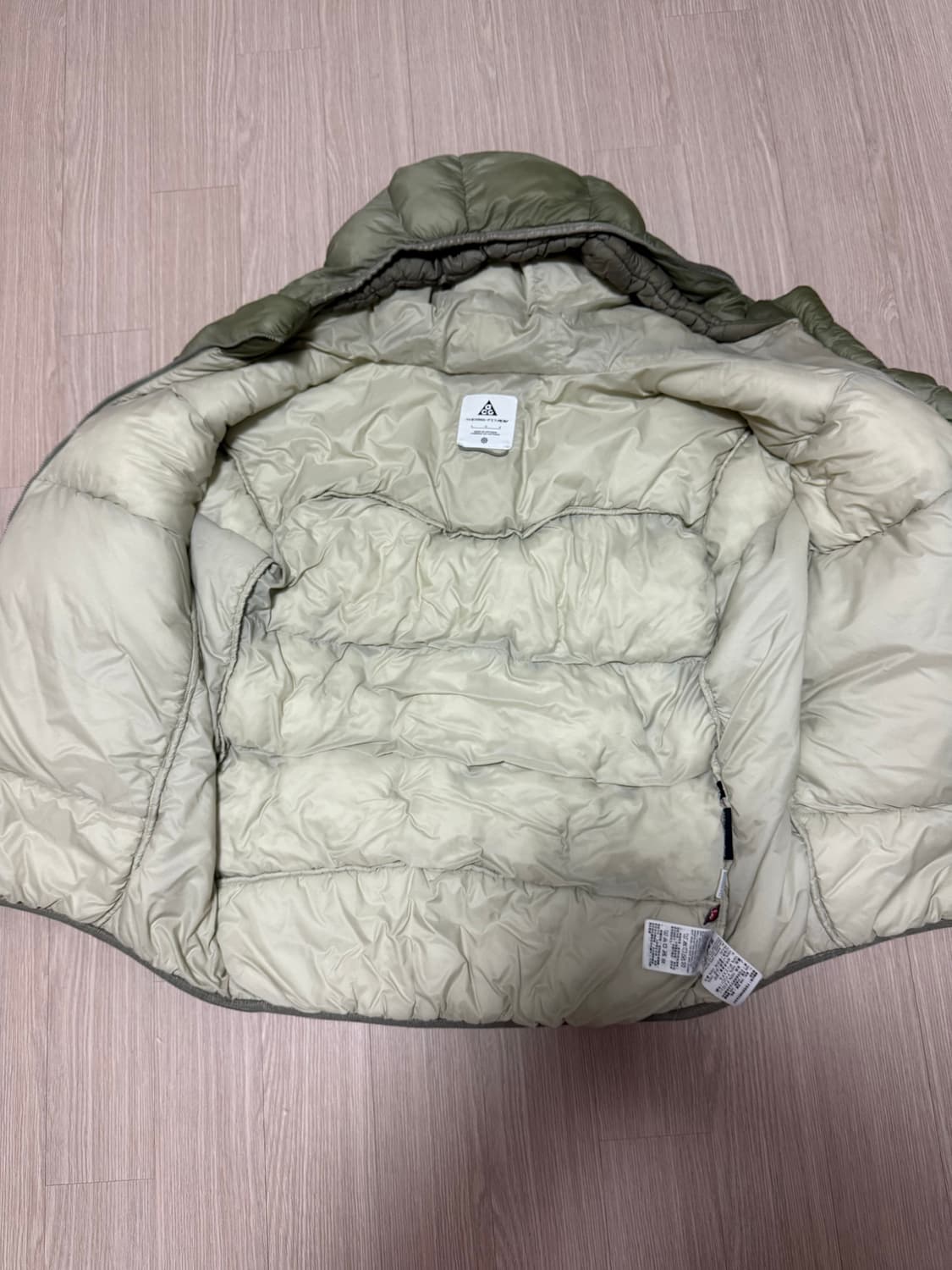 [L] 나이키 ACG 써마핏 루나 레이크 패딩 라이트 아미 상품이미지5