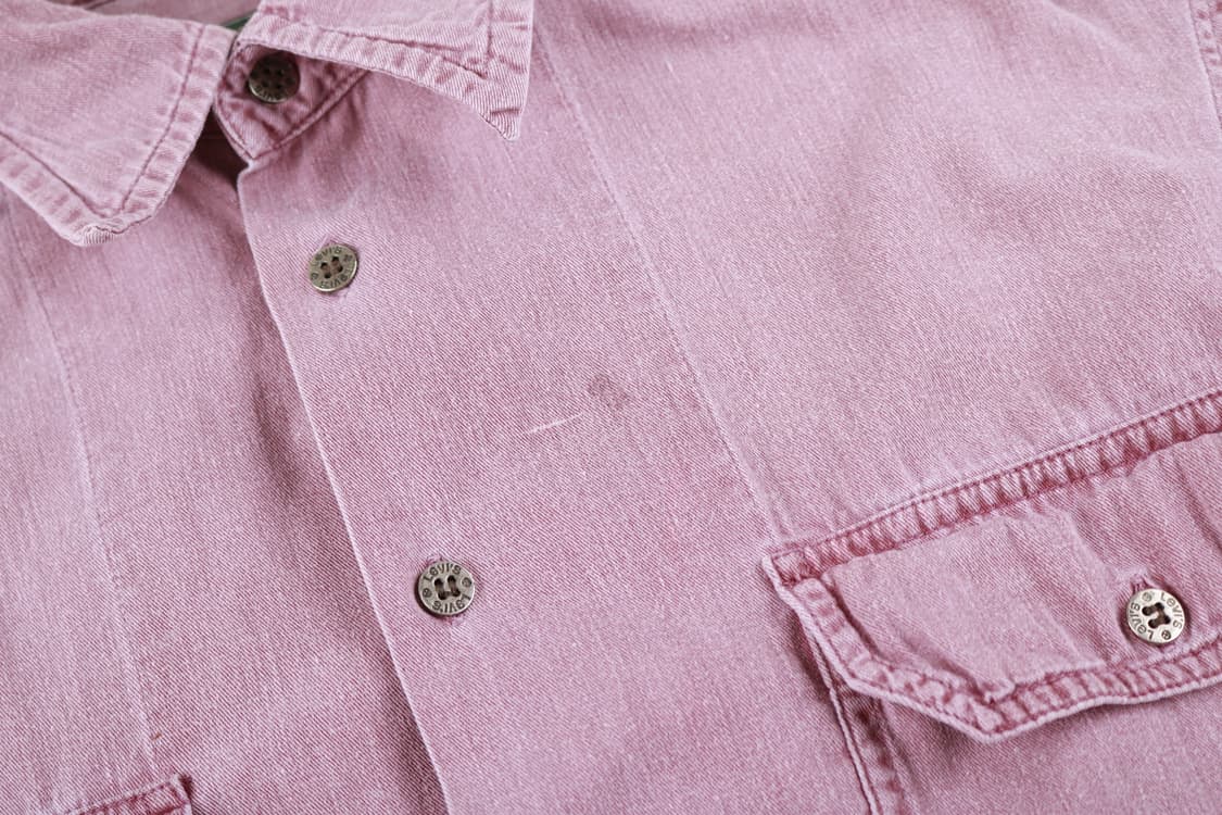 [M] 90's 리바이스 워싱 데님셔츠 상품이미지4