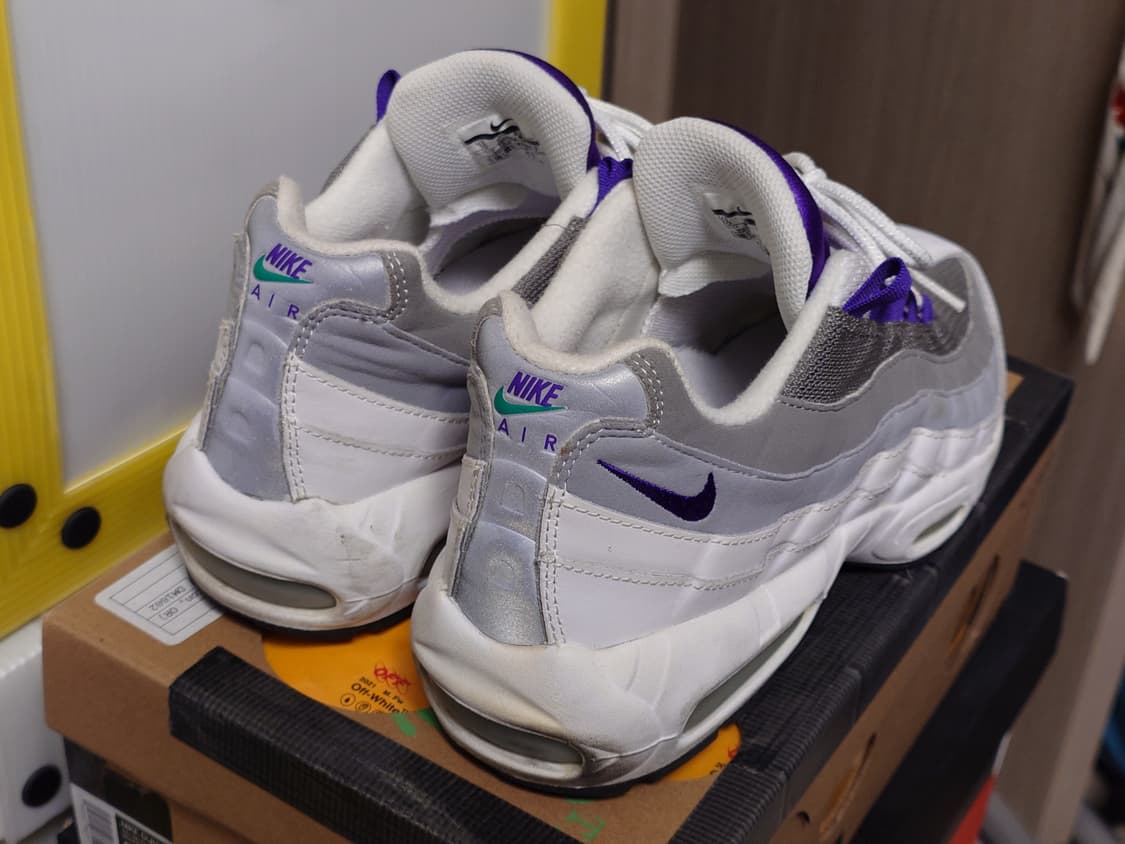 [270] 나이키 에어맥스95 OG 보라메쉬 미품 상품이미지4