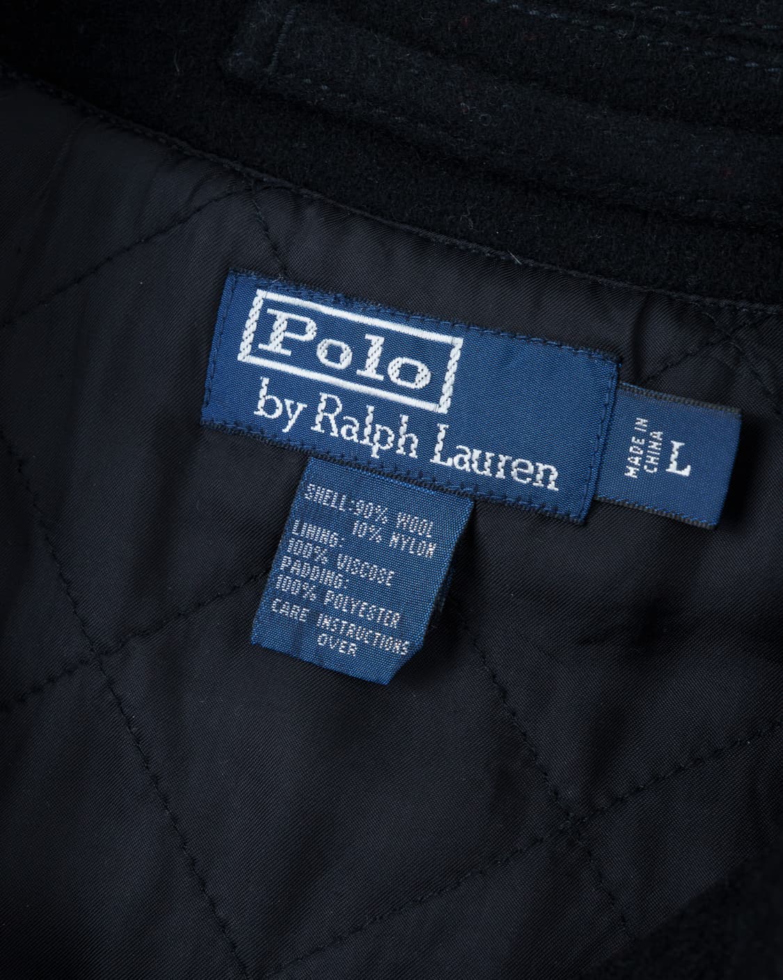 (L) 빈티지 폴로 울 블루종 자켓 상품이미지2
