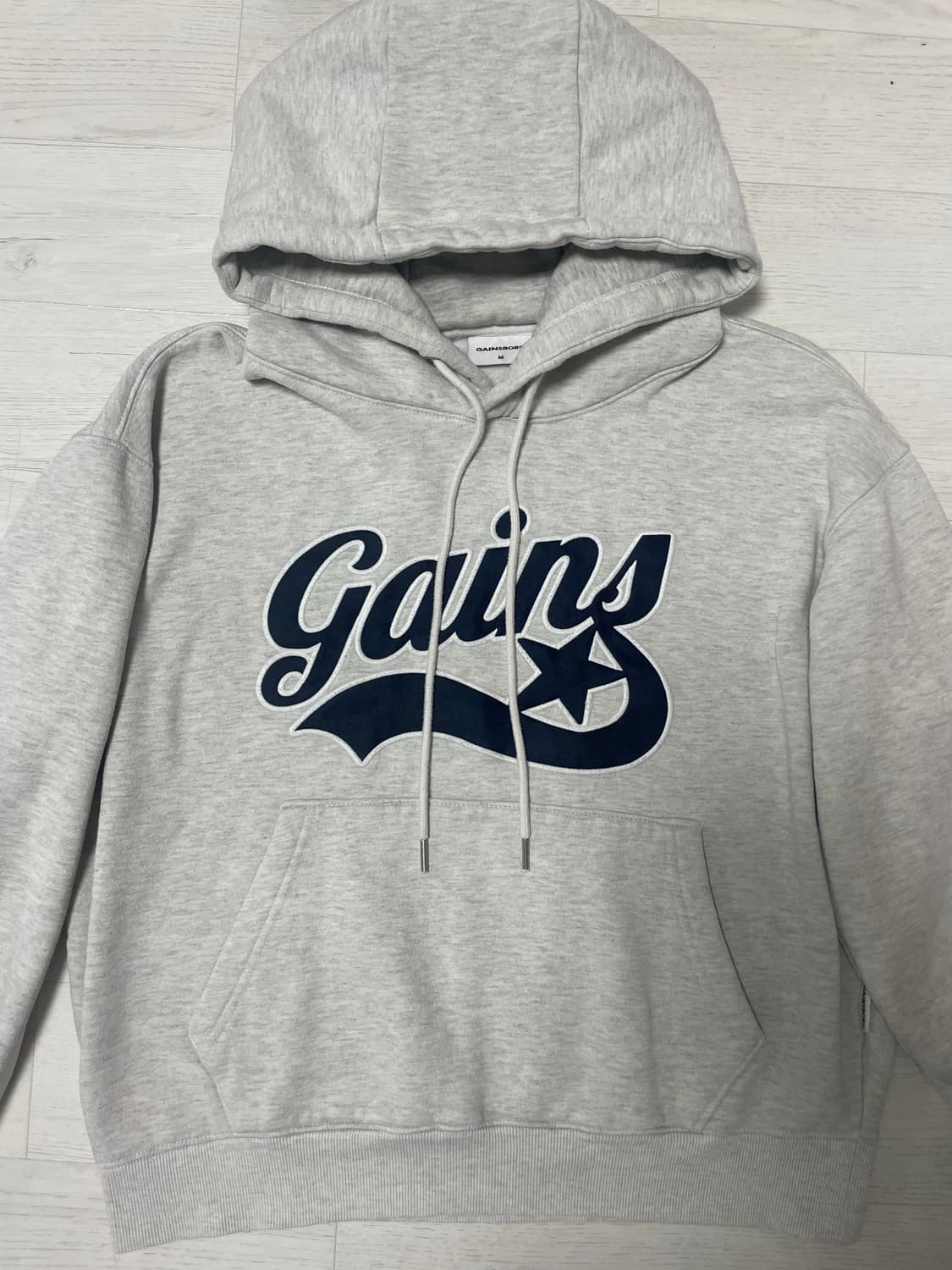 게인스보로 아플리케 스타로고 후드티m 상품이미지1