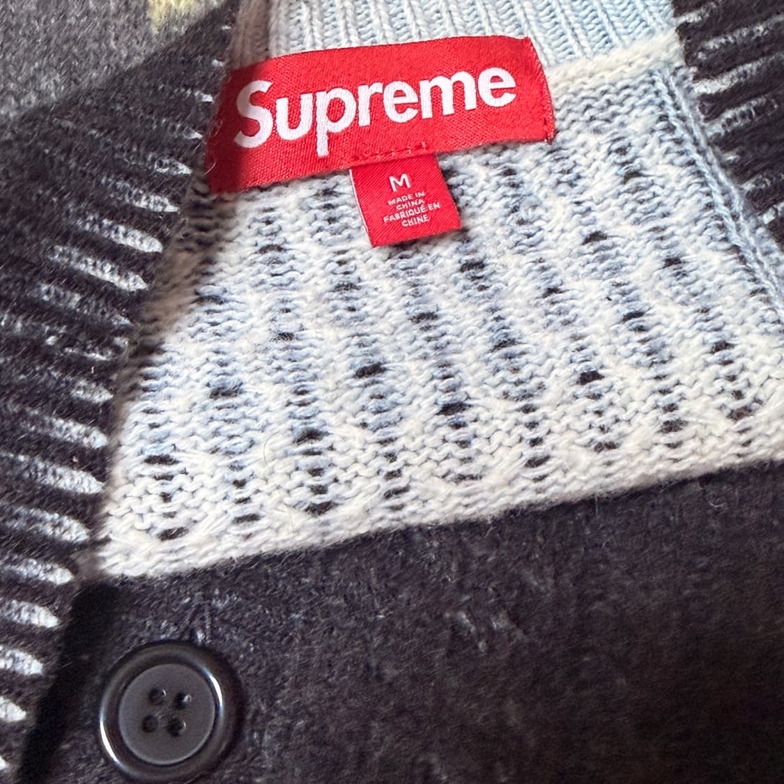 슈프림 제인스어딕션 가디건 블랙 M 상품이미지4