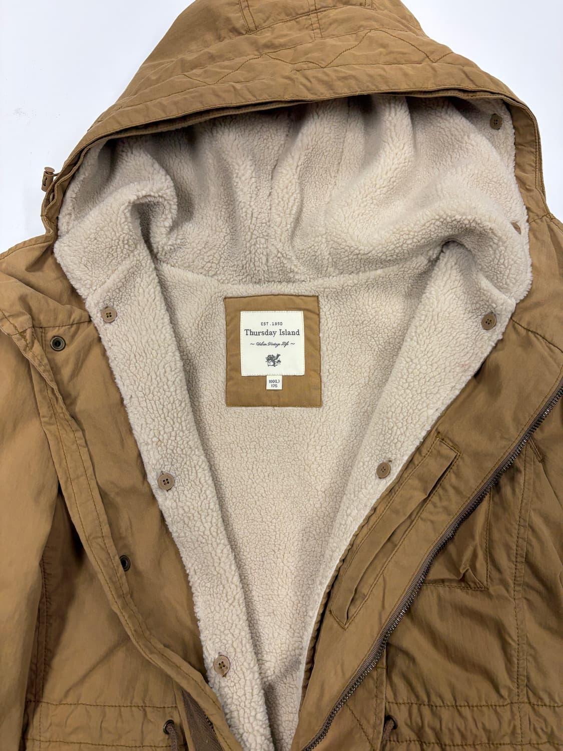 썰스데이 아일랜드 양털 야상 상품이미지8