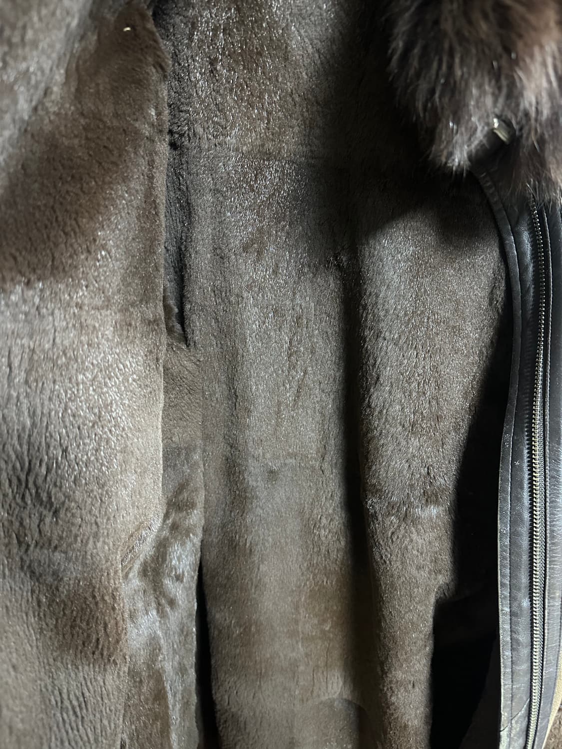 ✨ (바배) 토끼털 토끼가죽 여우털 무스탕 코트 자켓 상품이미지3