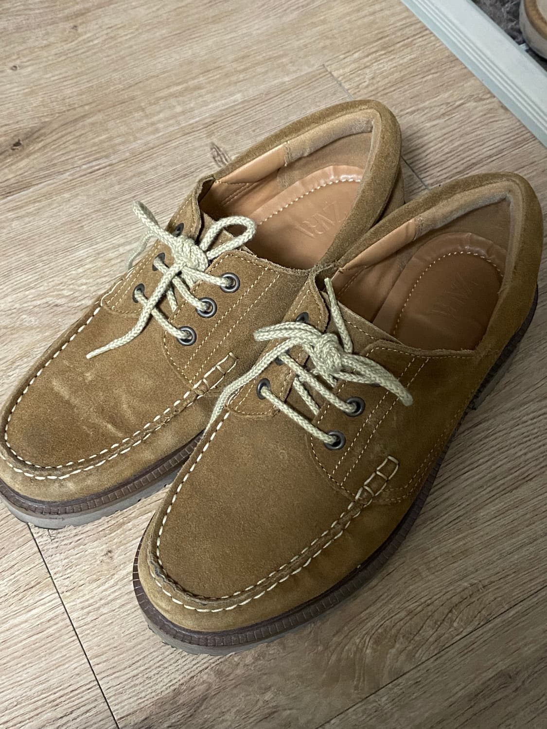 자라 레더 보트슈즈 40 상품이미지2