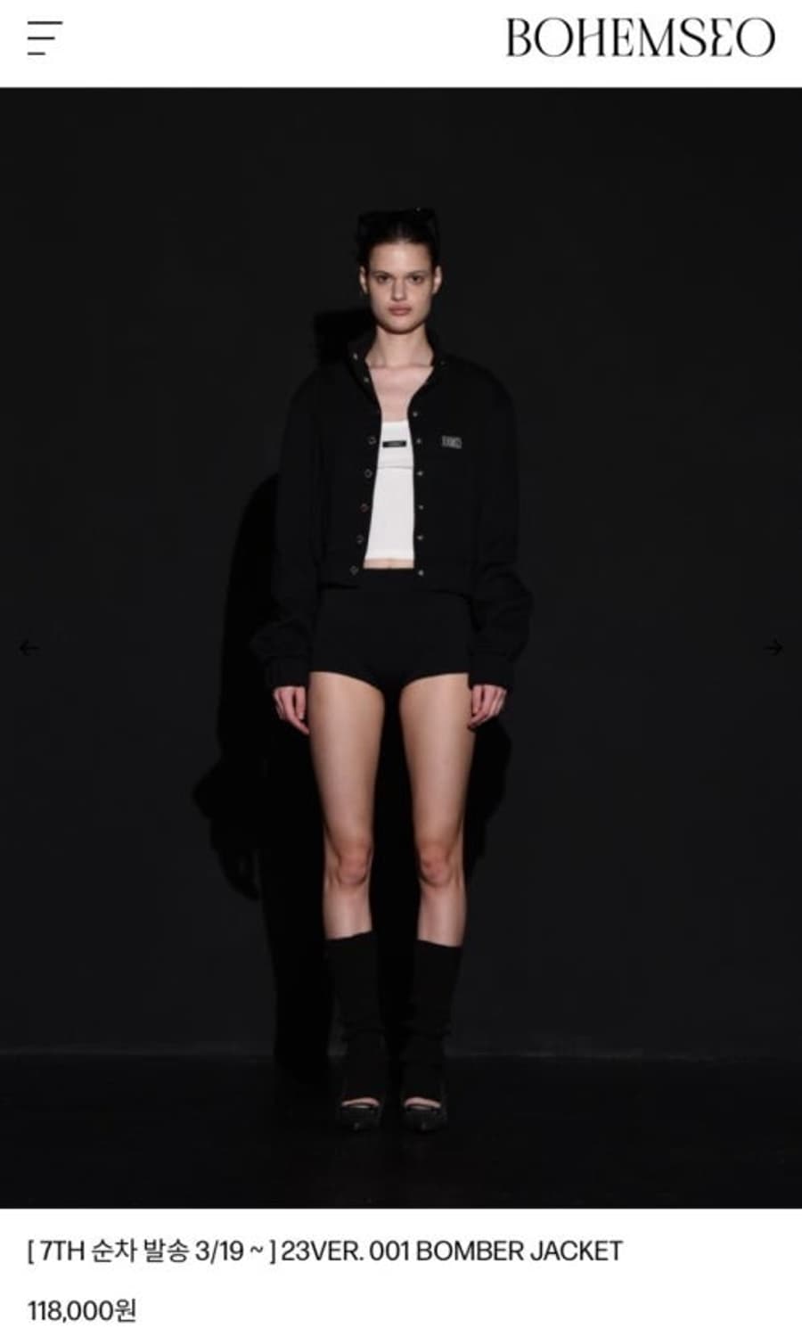 23ver. 보헤미안 서울 봄버 자켓 상품이미지1