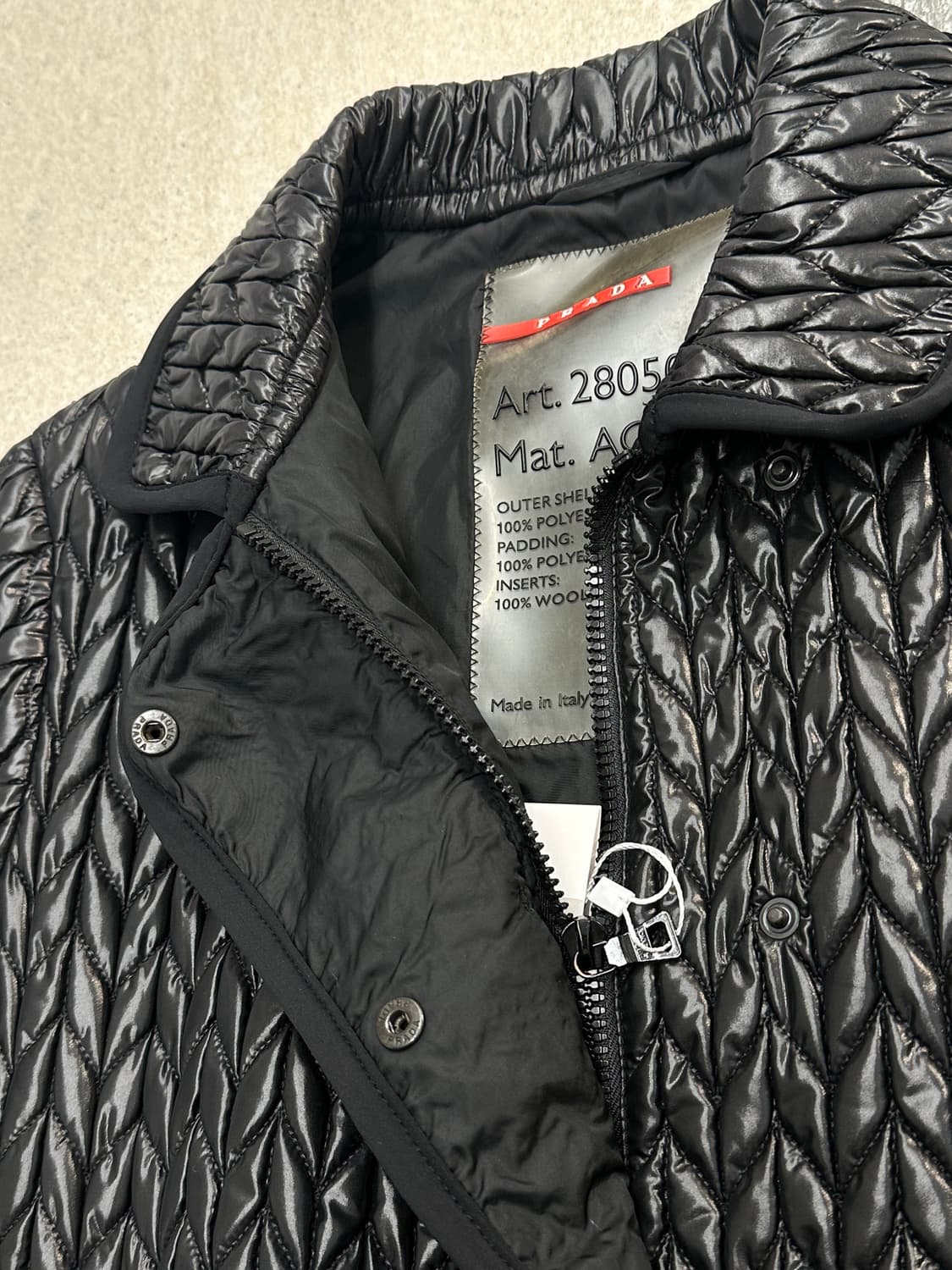 프라다 스포츠 00s 마틀라세 패딩 자켓  상품이미지5